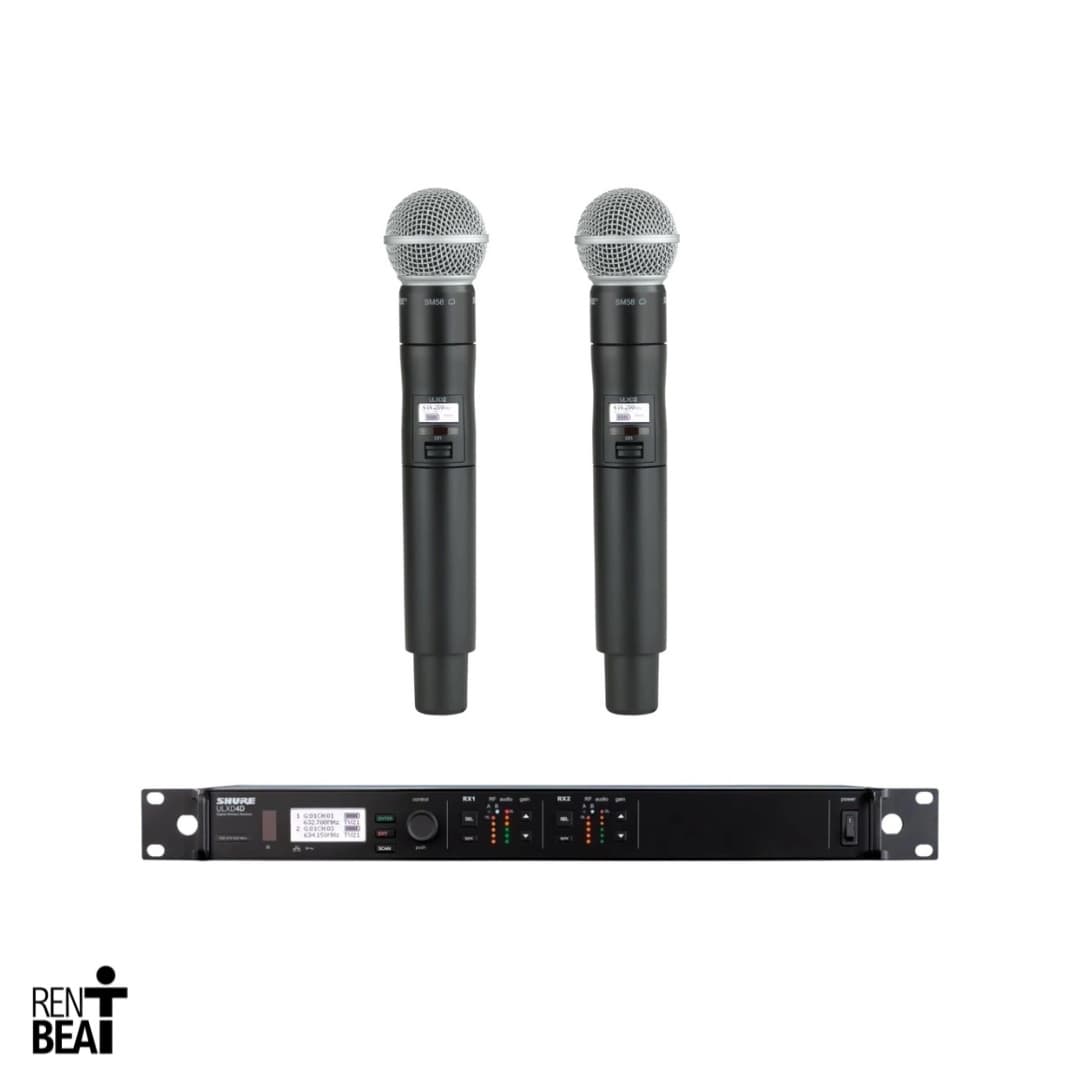 Shure ULXD4D Draadloze Microfoon Set